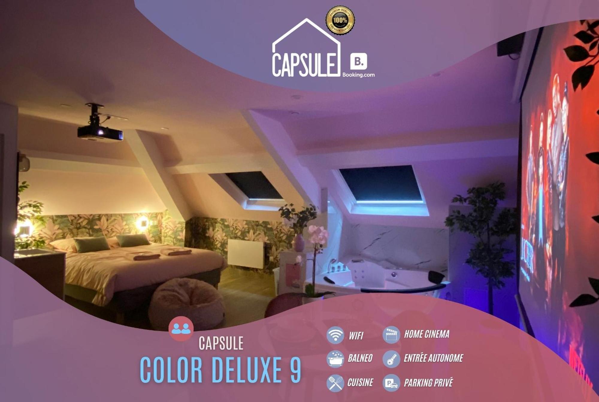 Capsule Color Deluxe Balneo I Ecran Home Cinema I Console De Jeux Trith-Saint-Leger Exteriér fotografie